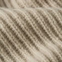 Essential half zip knit dk brick