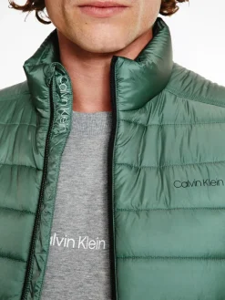 ESSENTIAL SIDE LOGO VEST balsam green