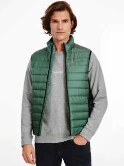 ESSENTIAL SIDE LOGO VEST balsam green