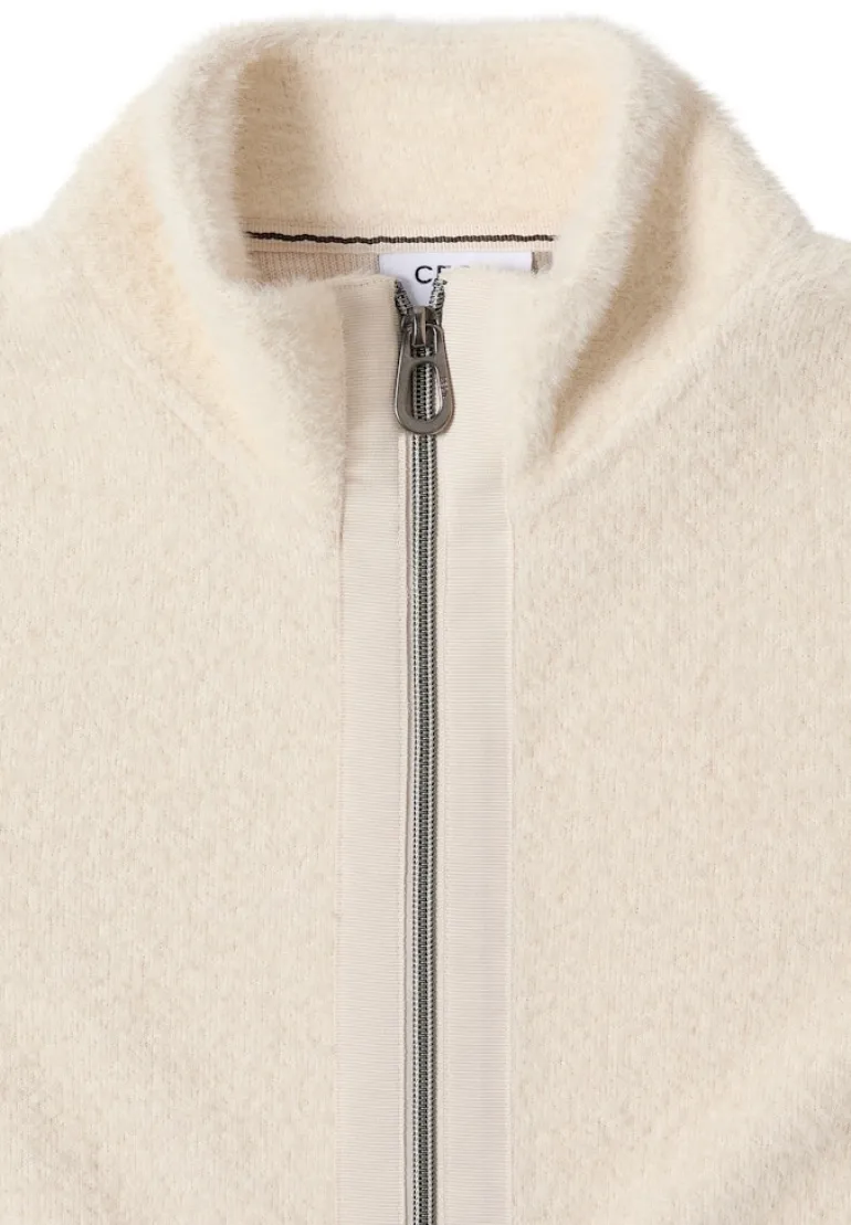 Federgarn Jacke light greige