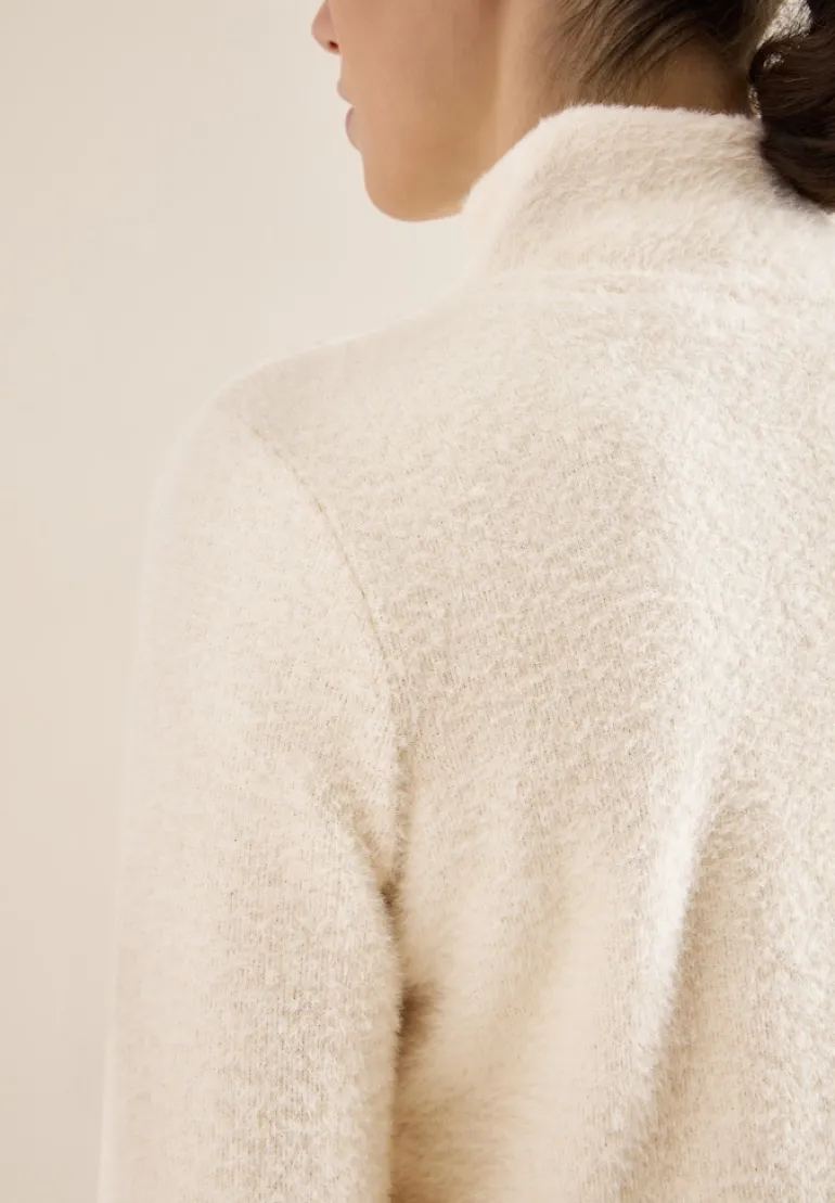 Federgarn Jacke light greige
