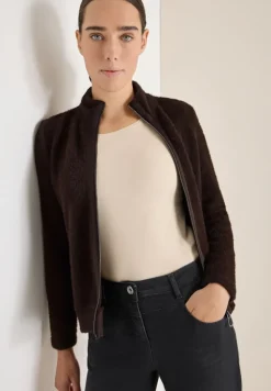 Federgarn Jacke tartufo brown