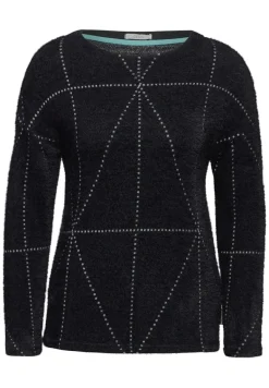 Federgarn Langarmshirt black