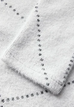 Federgarn Langarmshirt vanilla white