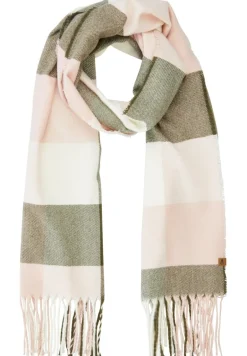Feiner Webschal mit kariertem Muster red checks