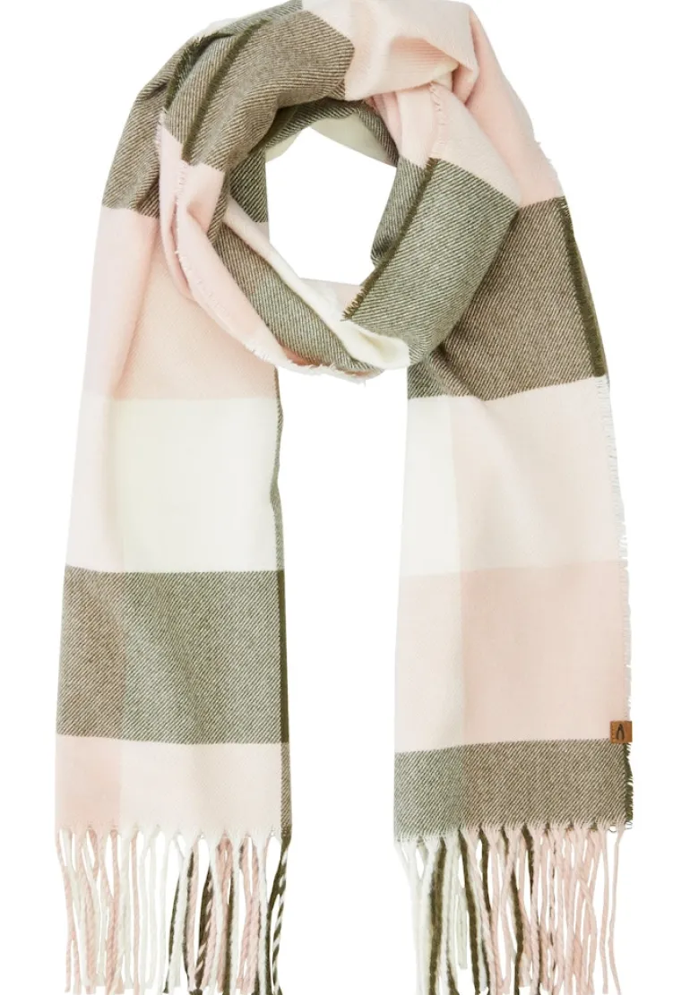 Feiner Webschal mit kariertem Muster red checks