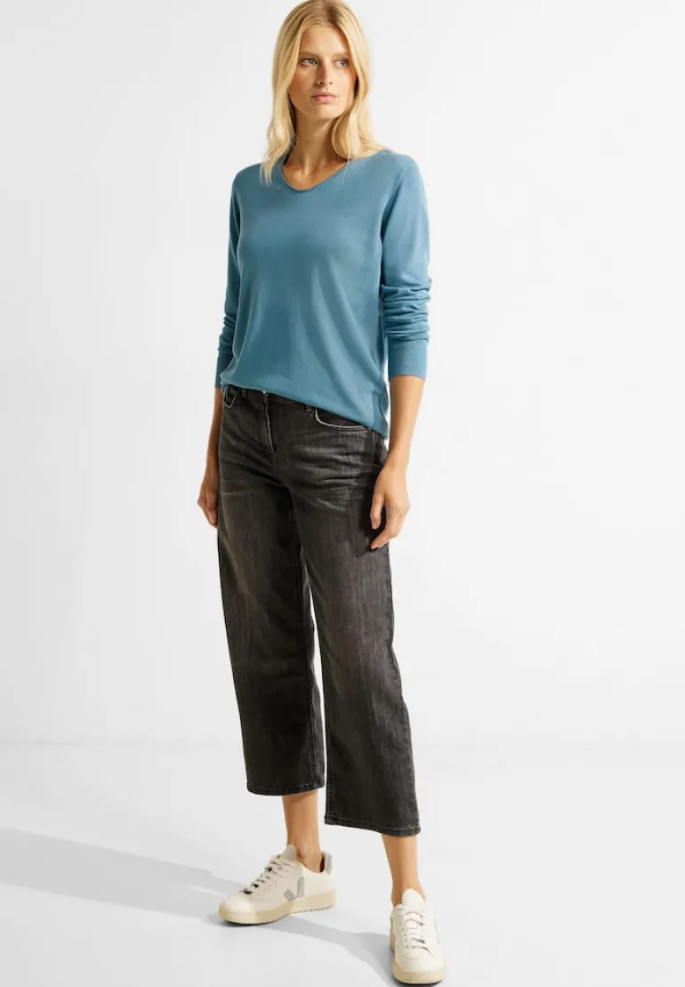 Feinstrick Pullover adriatic blue