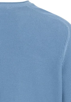 Feinstrickpullover aus organic Cotton elemental blue