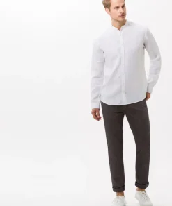 Five-Pocket-Hose in Two Tone-Optik black