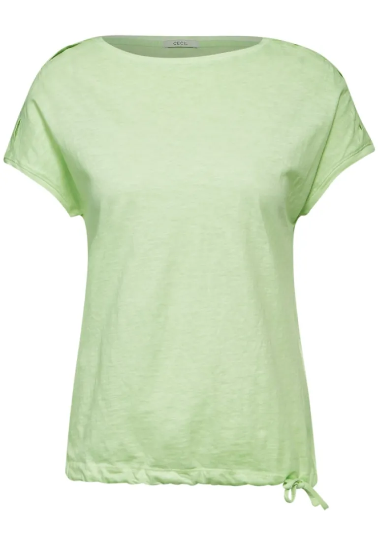 Flammgarn T-Shirt matcha lime