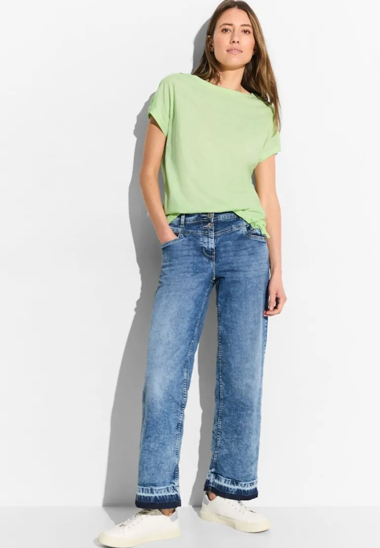 Flammgarn T-Shirt matcha lime