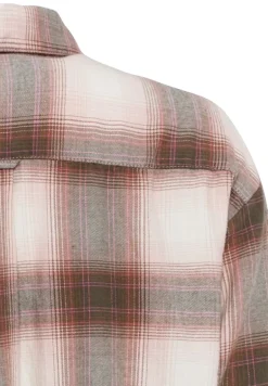 Flanellbluse aus Baumwolle rose