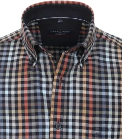Flanellhemd blau