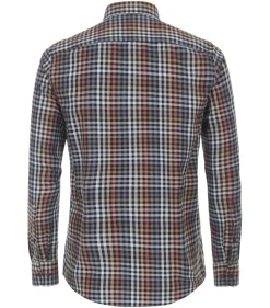 Flanellhemd blau