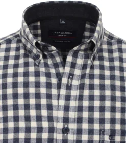 Flanellhemd blau