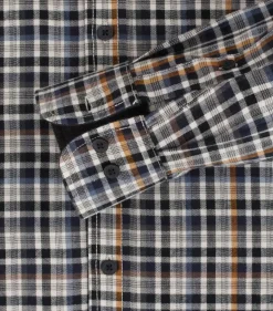 Flanellhemd blau1