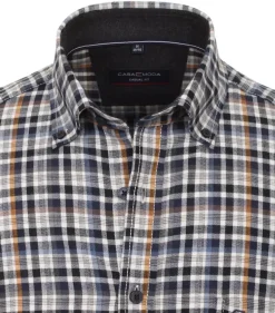 Flanellhemd blau1