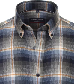 Flanellhemd blau