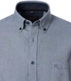Flanellhemd blau