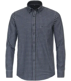 Flanellhemd blau