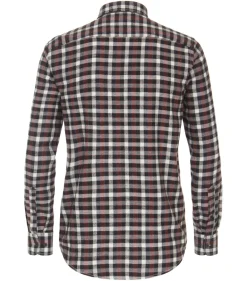 Flanellhemd braun