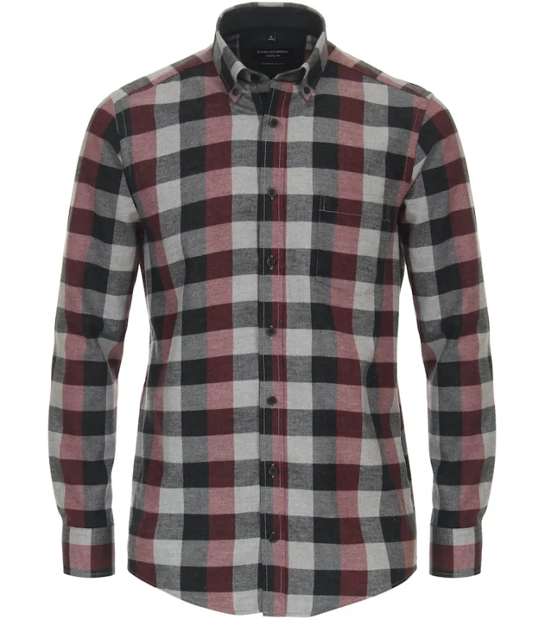 Flanellhemd rot