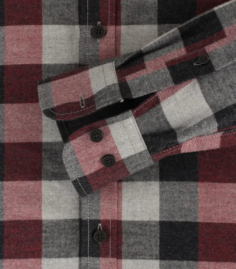 Flanellhemd rot