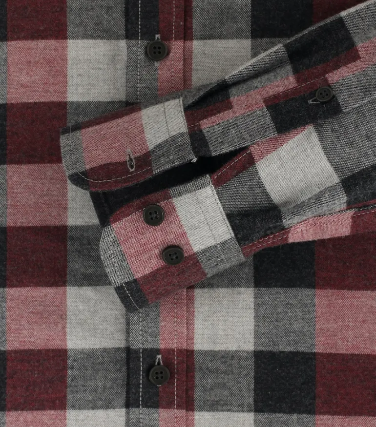 Flanellhemd rot