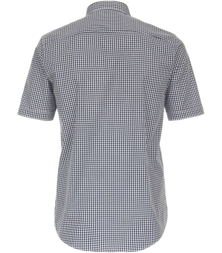 Freizeithemd Kurzarm blau