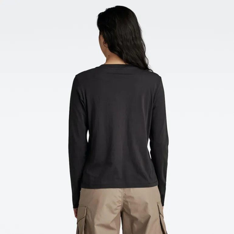 Front seam r t ls wmn dk black
