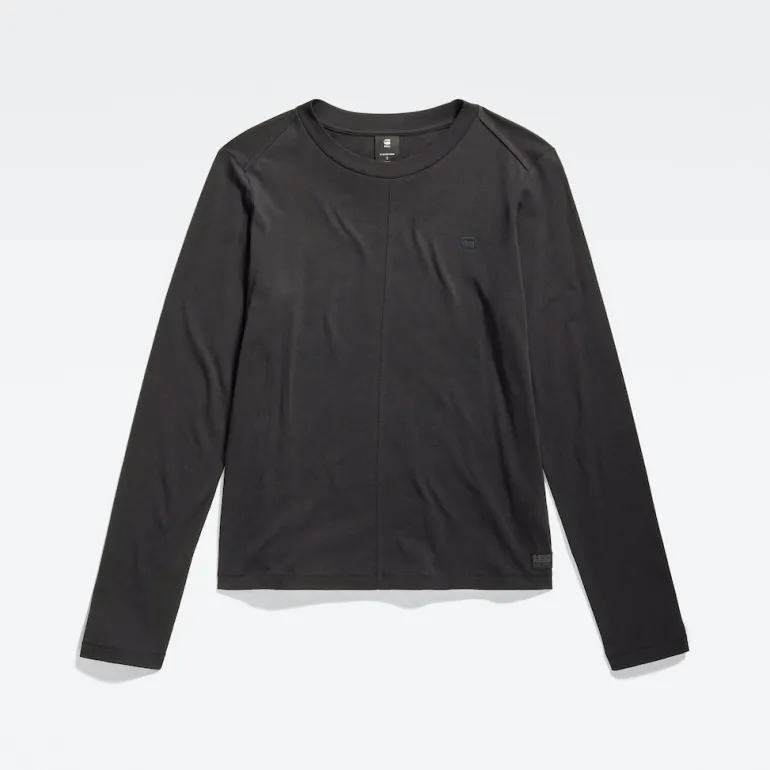 Front seam r t ls wmn dk black