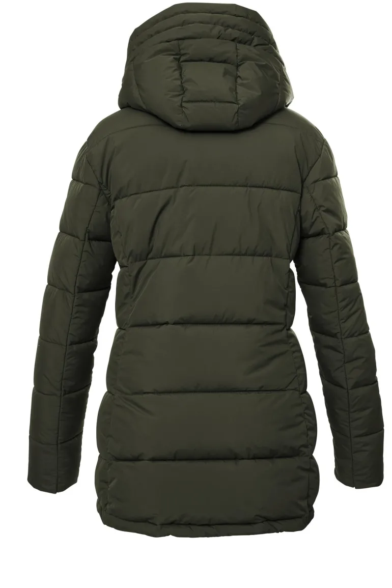 Funktionsjacke in Daunenoptik 00756- dunkeloliv