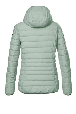 Funktionsjacke in Daunenoptik mit Kapuze 00785 hellmint