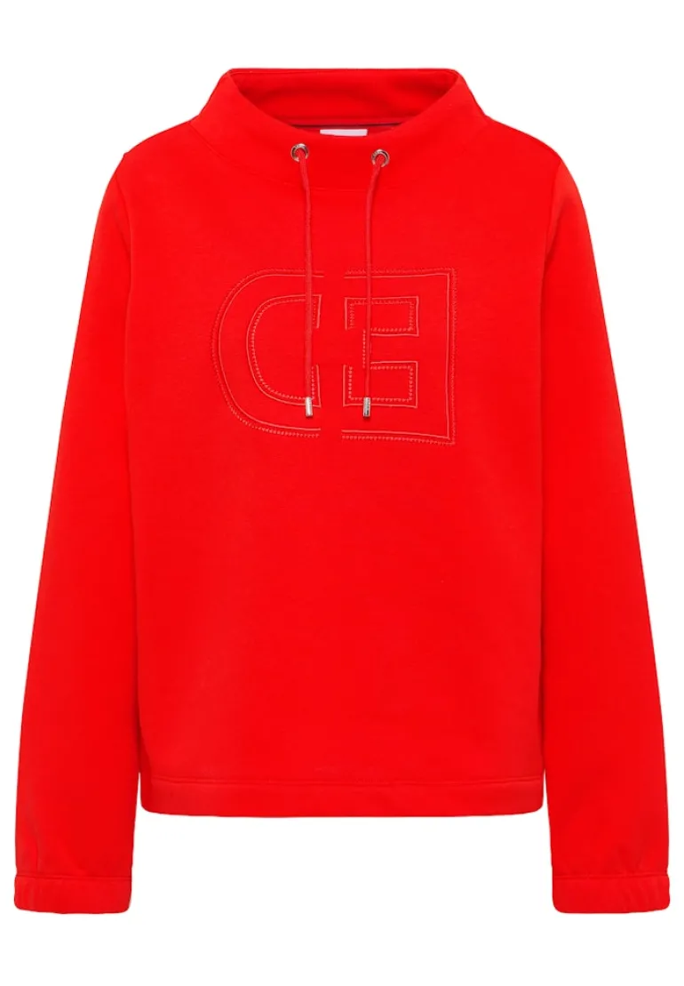 Funnelneck Sweatshirt pumkin orange