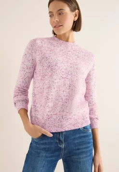 Gemusterter Strickpullover dark blossom melange