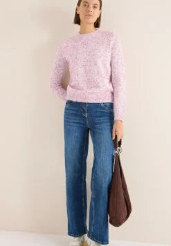 Gemusterter Strickpullover dark blossom melange