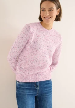 Gemusterter Strickpullover dark blossom melange