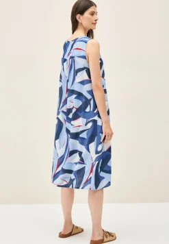 Gemustertes Kleid urban navy blue