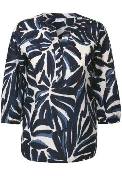 Gemusterte Tunika urban dark blue