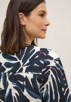 Gemusterte Tunika urban dark blue