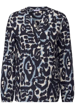 Gemusterte Tunika urban dark blue