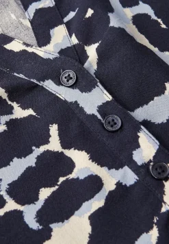 Gemusterte Tunika urban dark blue