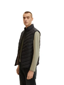 Gesteppte Weste black