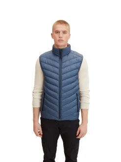 Gesteppte Weste china blue