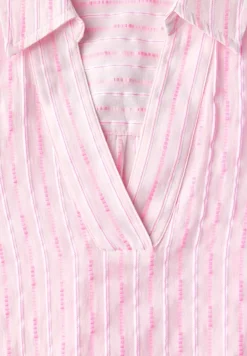 Gestreifte Bluse vanilla white