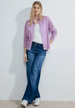 Gestreifte Hemdbluse sporty lilac