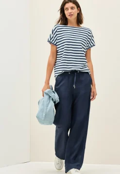 Gestreiftes Strukturshirt urban navy blue