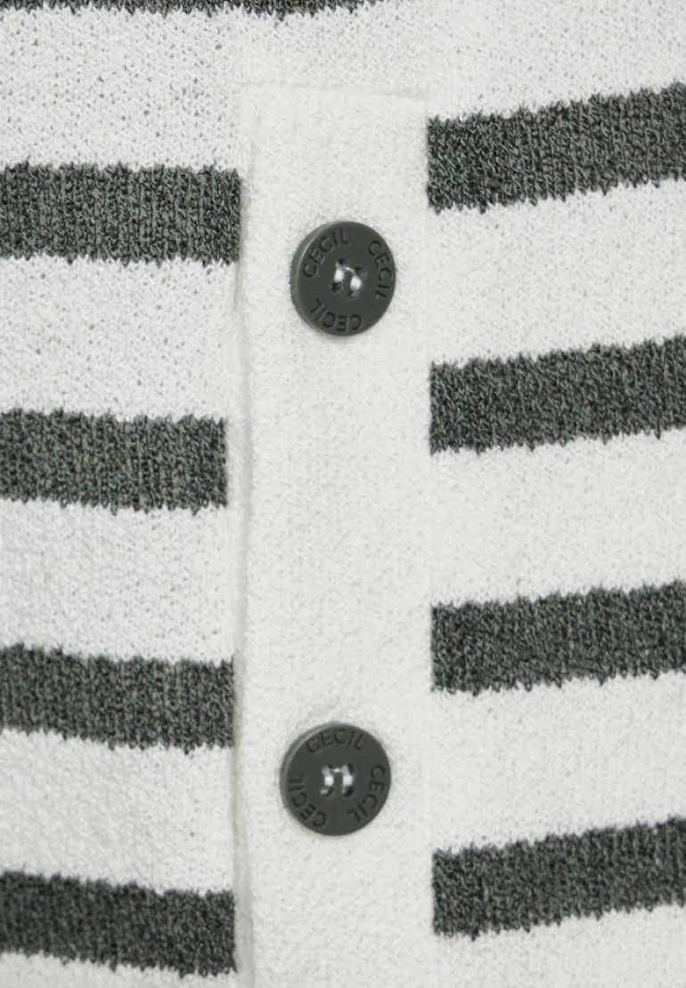 Gestreiftes T-Shirt vanilla white