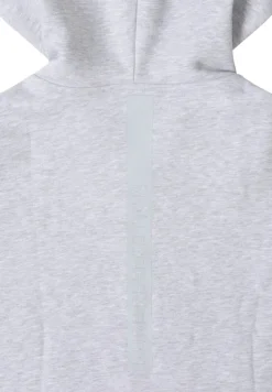 Glitzernde Hoodie Sweatjacke luna grey melange