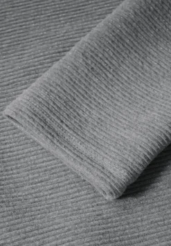 Glitzerndes Ottoman Shirt platinum grey mel.